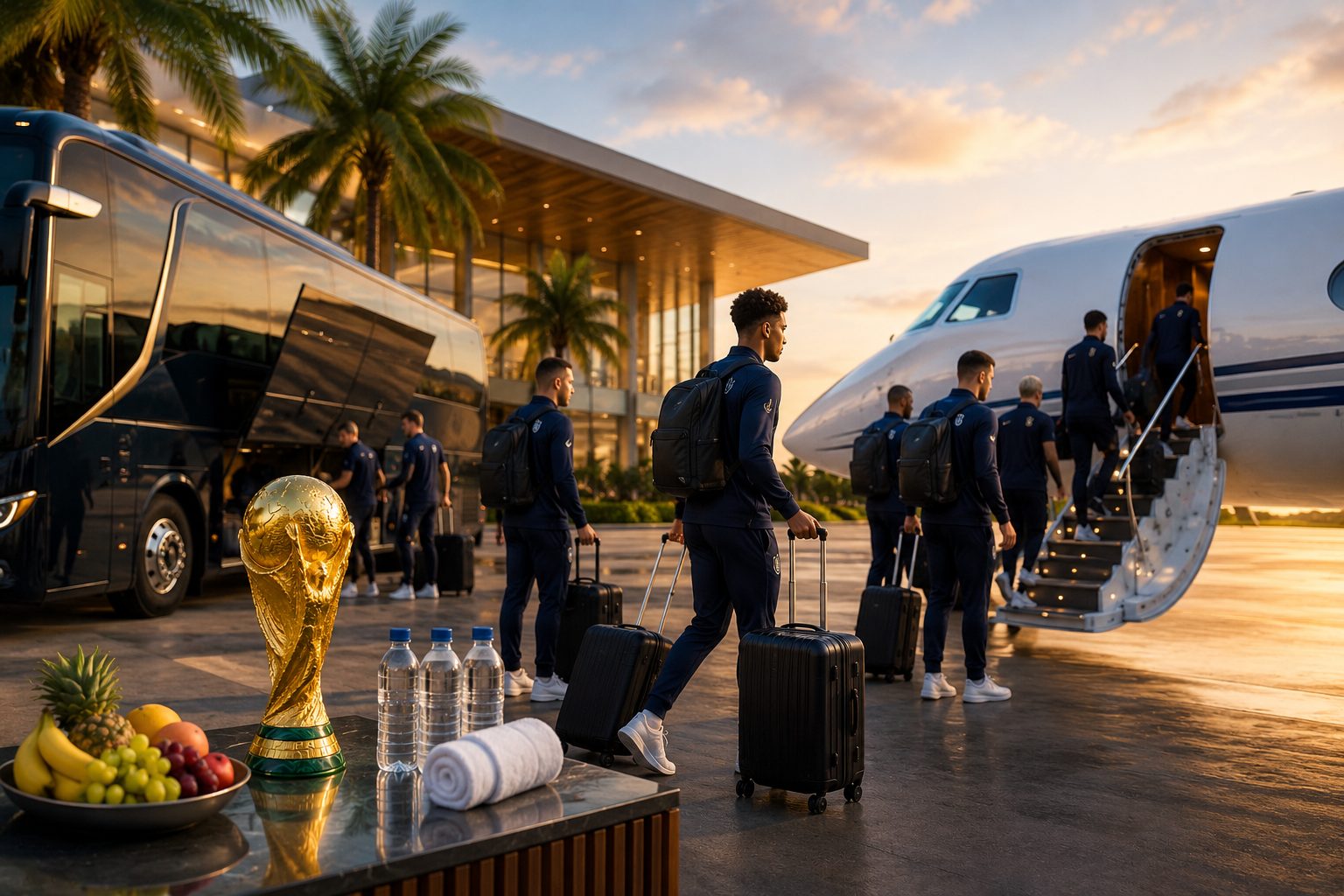 Os luxos das seleções na Copa do Mundo 2026